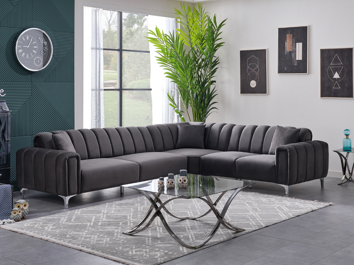 Hamburg Eckcouchgarnitur (2+Ecke+3) – Elegantes Design und Funktionalität – Er-sin Möbel GmbH