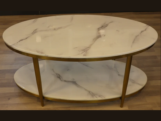 ANI Couchtisch Gold