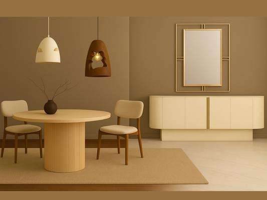 Flintstone Rund Esszimmer Set