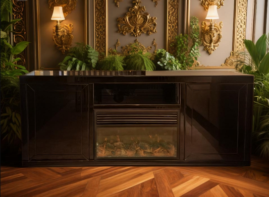 Joker TV-Tisch mit Kamin