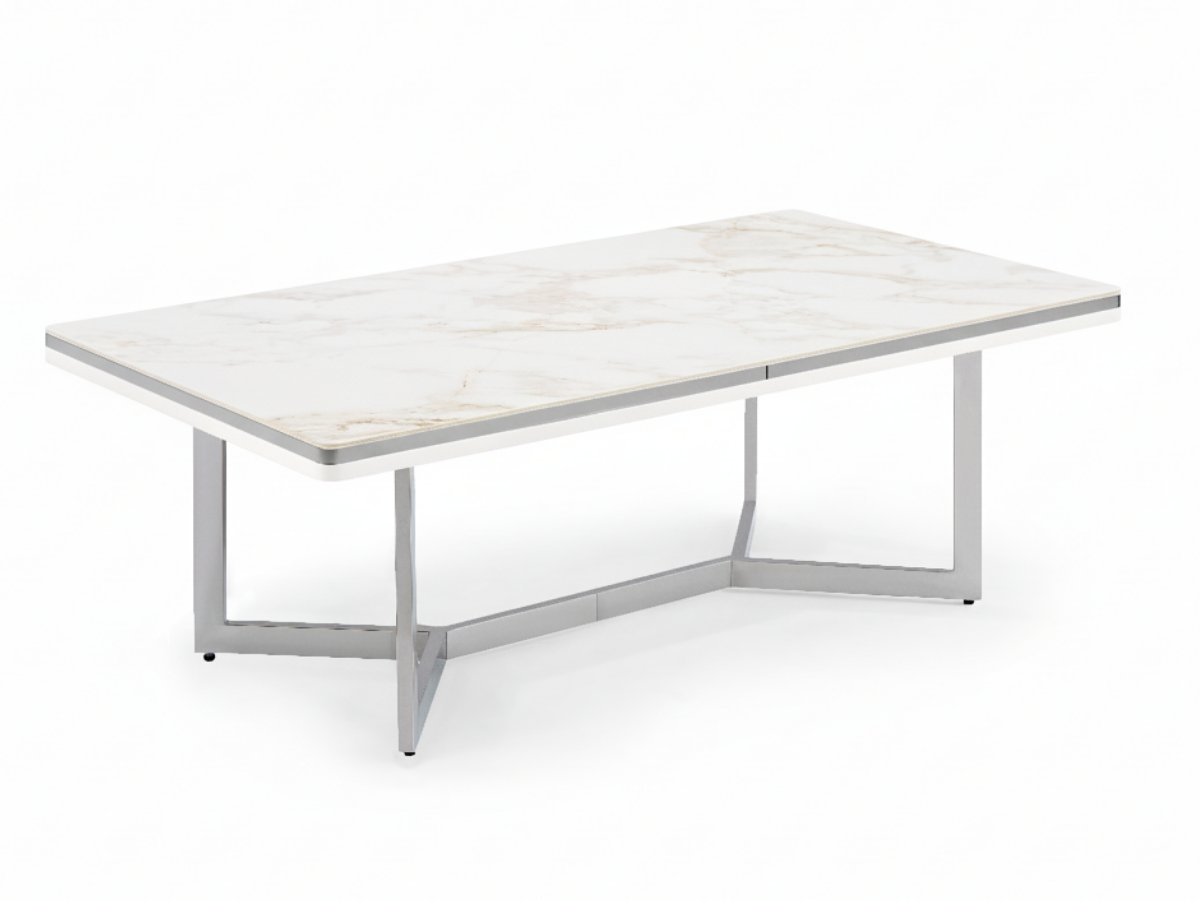 Seneca Couchtisch Chrom