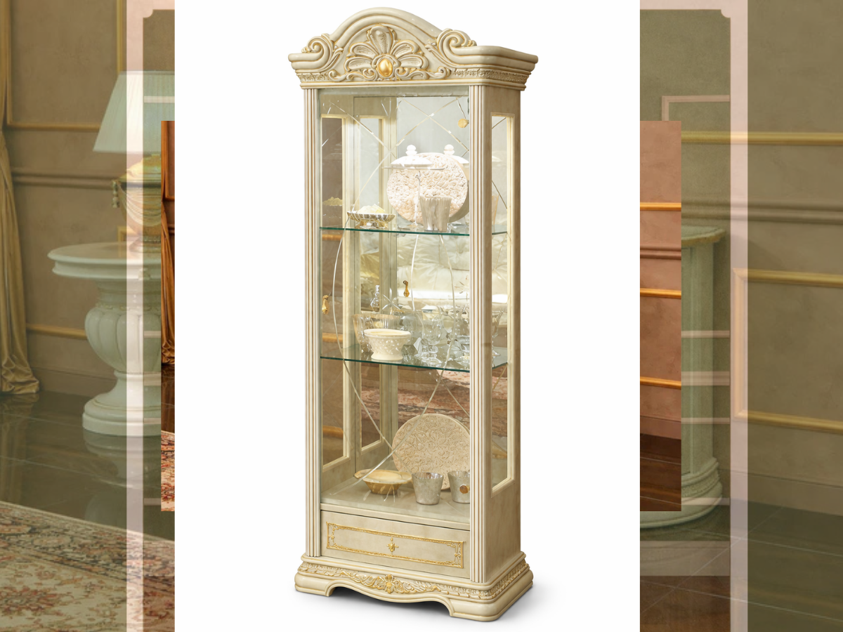 Leonardo Einzelvitrine mit Glastür
