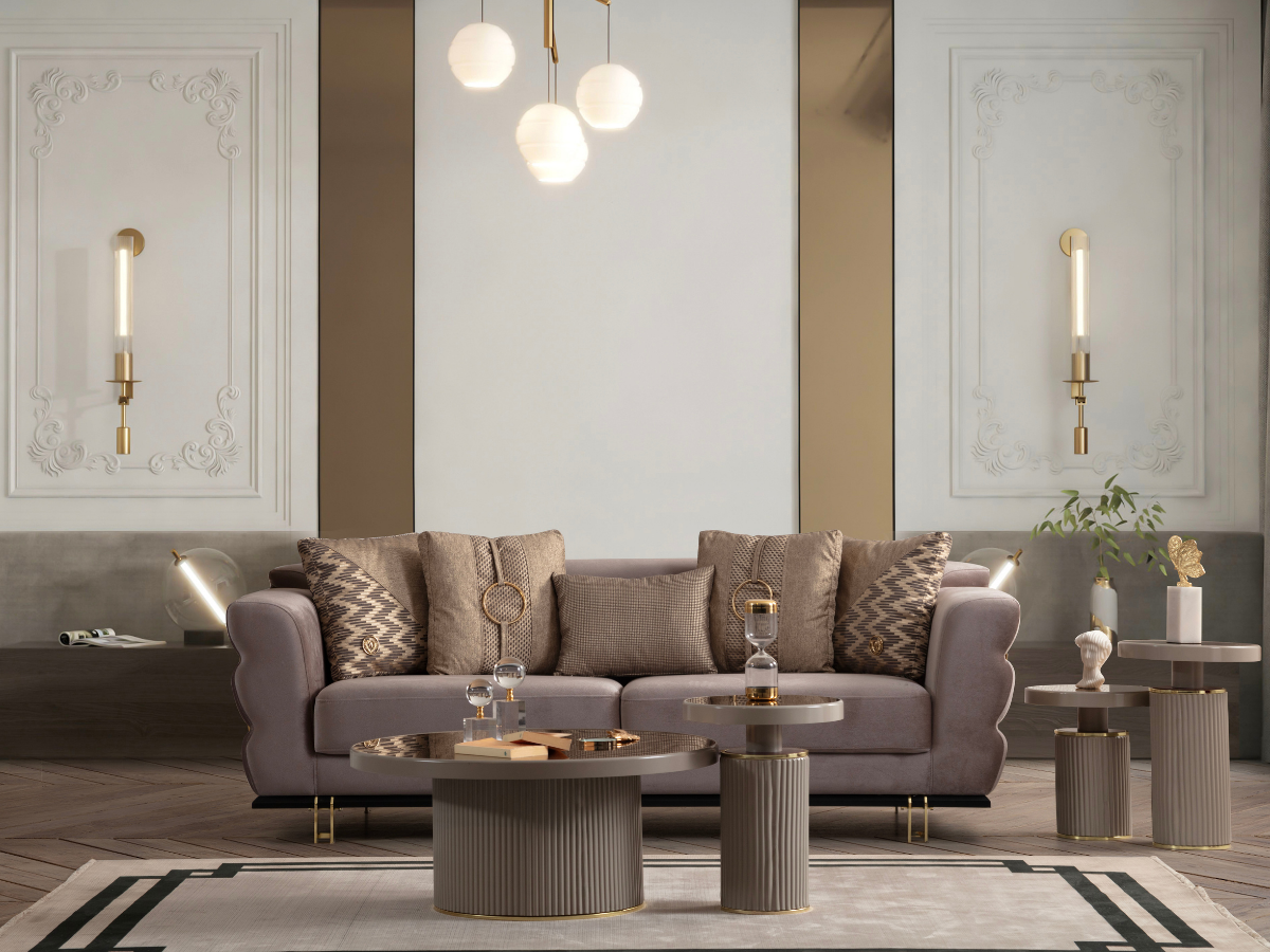 Helsinki Luxury 3-Sitzer Sofa