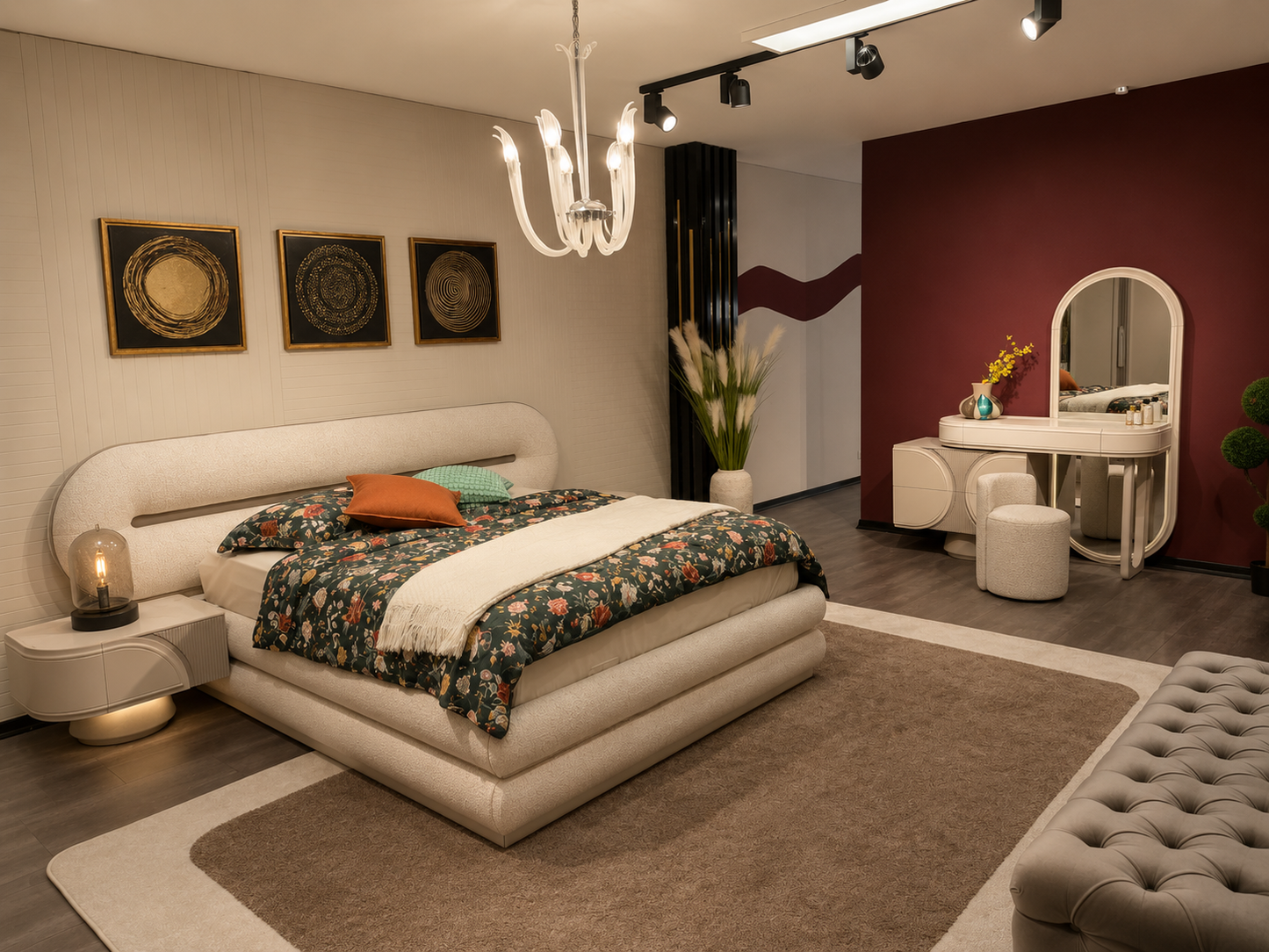 inci Bett mit Bettkasten - 160x200 cm