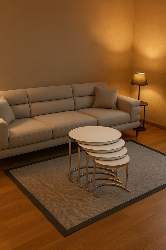 4-TLG, Rund Beistelltisch