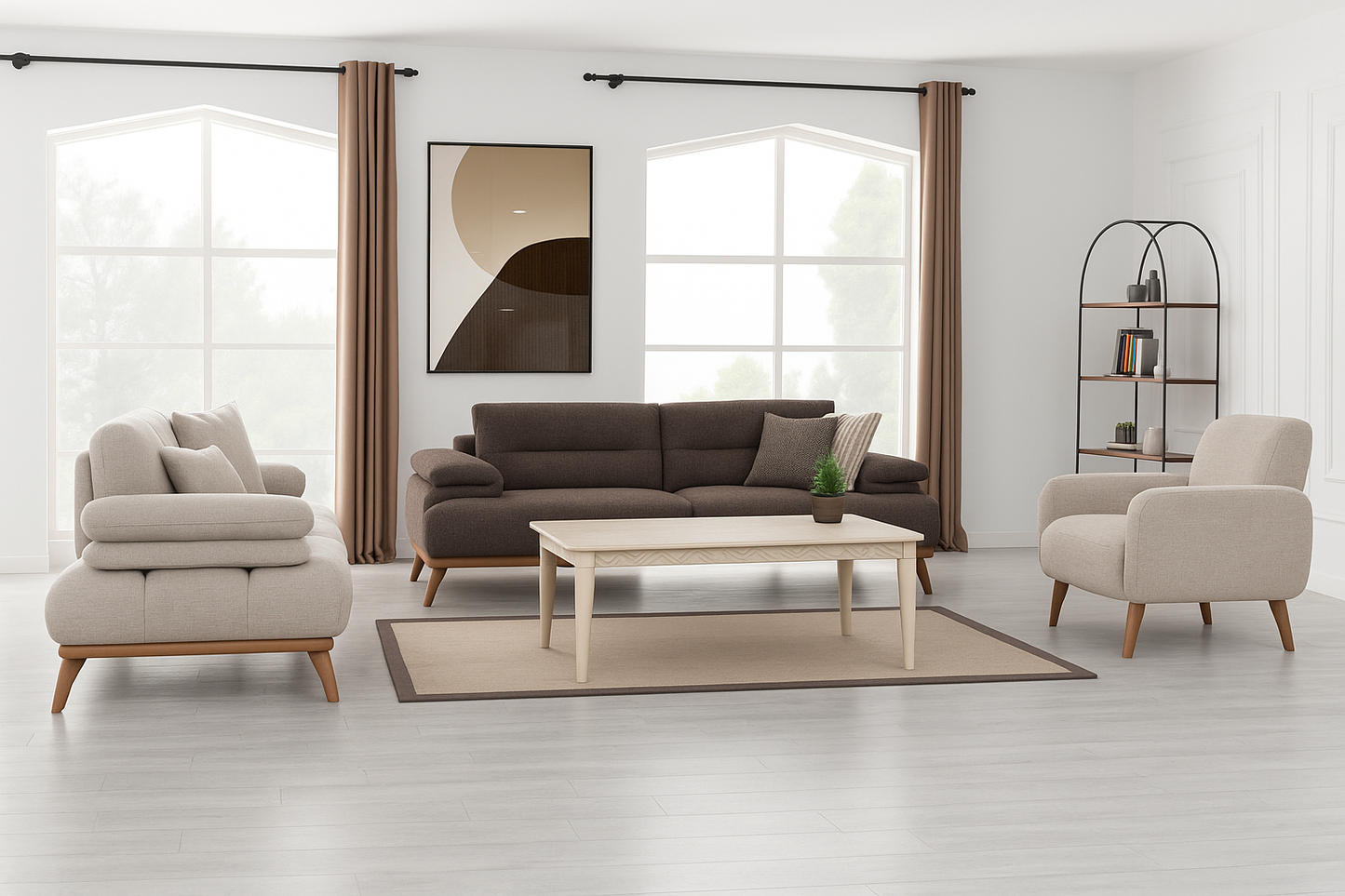 Sörf Couchtisch Traverten