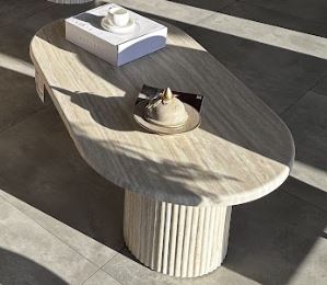 Flintstone Couchtisch Oval