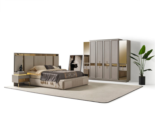 Lexus Schlafzimmer Set Grau