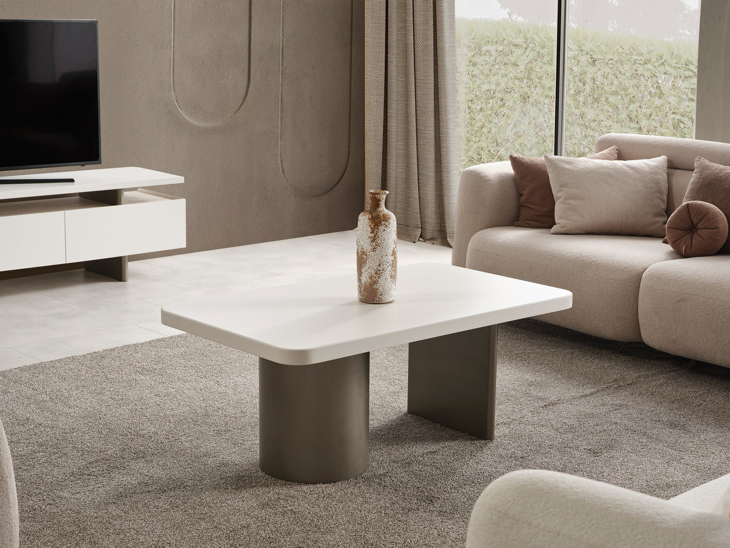 Viola Couchtisch Weiß