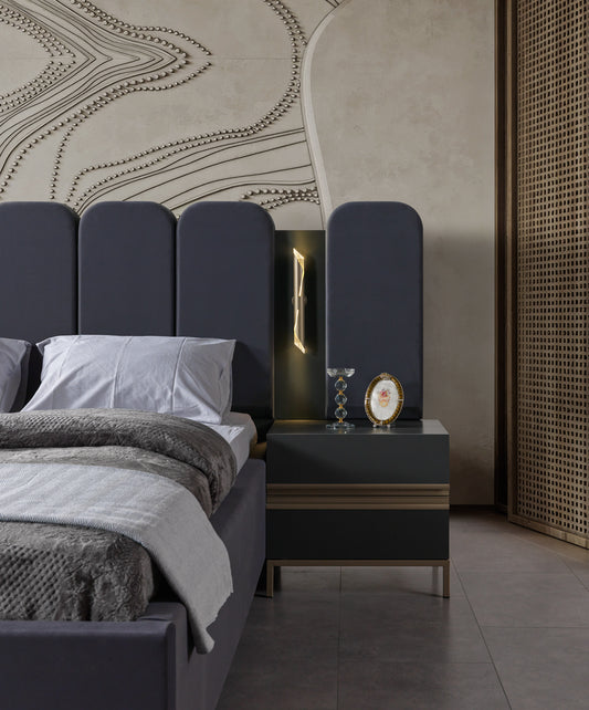 Eylül Nachtkommode - Anthrazit