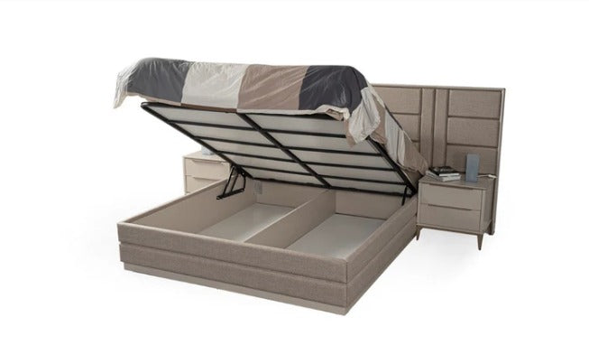 Nepal Bett mit Bettkasten