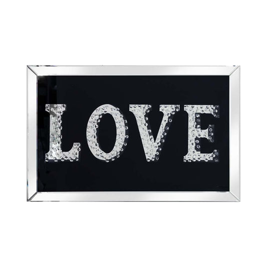 Love Kristall Wandspiegel