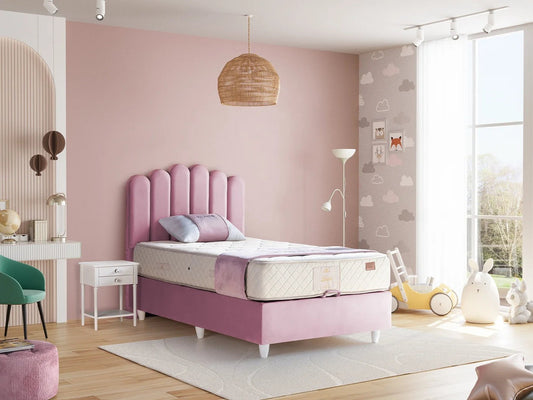 Kinderbett Luna – Süßes Bären-Design & Orthopädische Matratze