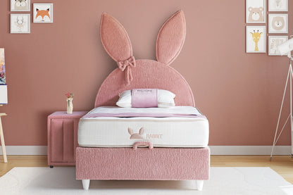 Kinderbett Rabbit – Süßes Hasen-Design & Orthopädische Matratze