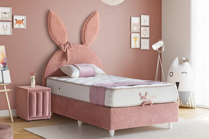 Kinderbett Rabbit – Süßes Hasen-Design & Orthopädische Matratze