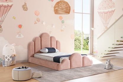 Kinderbett Aria – Bodennahes Design & Orthopädische Matratze