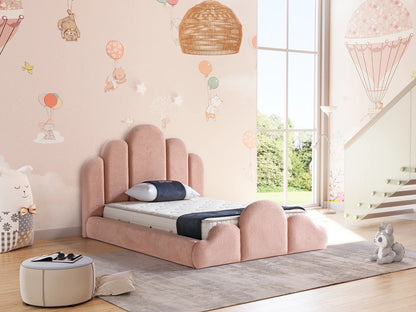 Kinderbett Aria – Bodennahes Design & Orthopädische Matratze