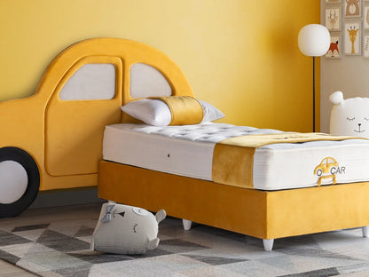 Kinderbett Car – Rennauto-Design & Orthopädische Matratze