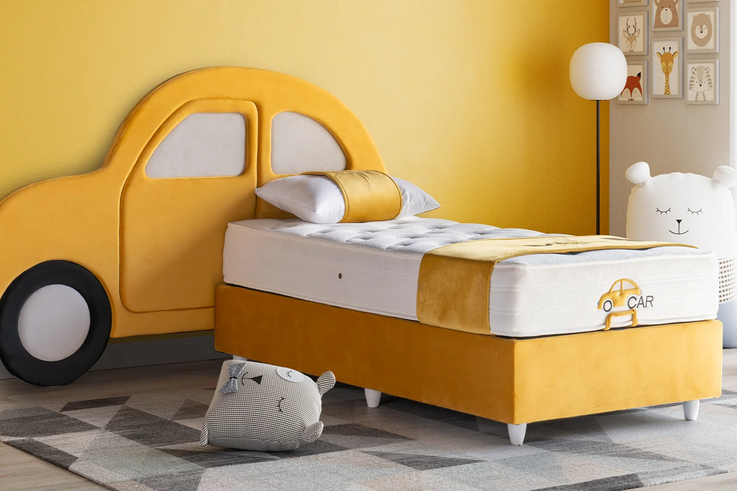 Kinderbett Car – Rennauto-Design & Orthopädische Matratze
