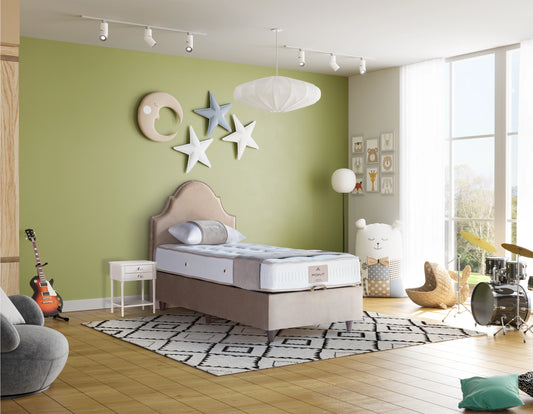 Kinderbett Mirace Jr – Elegantes Design & Orthopädische Matratze