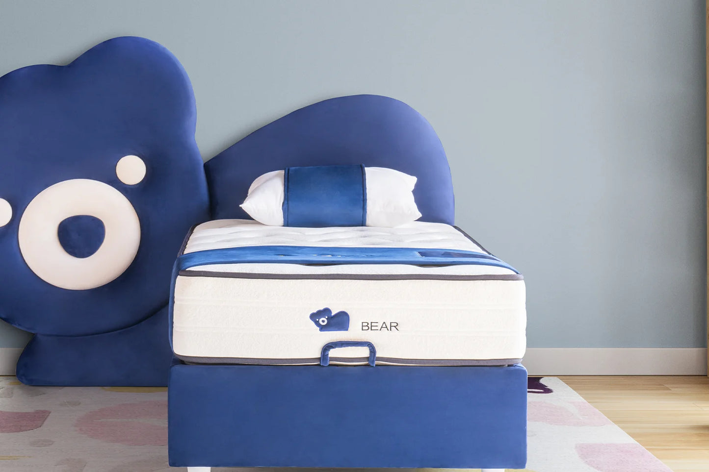 Kinderbett Bear – Kuscheliges Bären-Design & Orthopädische Matratze