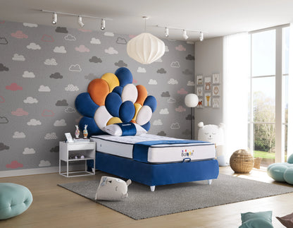 Kinderbett Balloon – Verspieltes Ballon-Design & Orthopädische Matratze