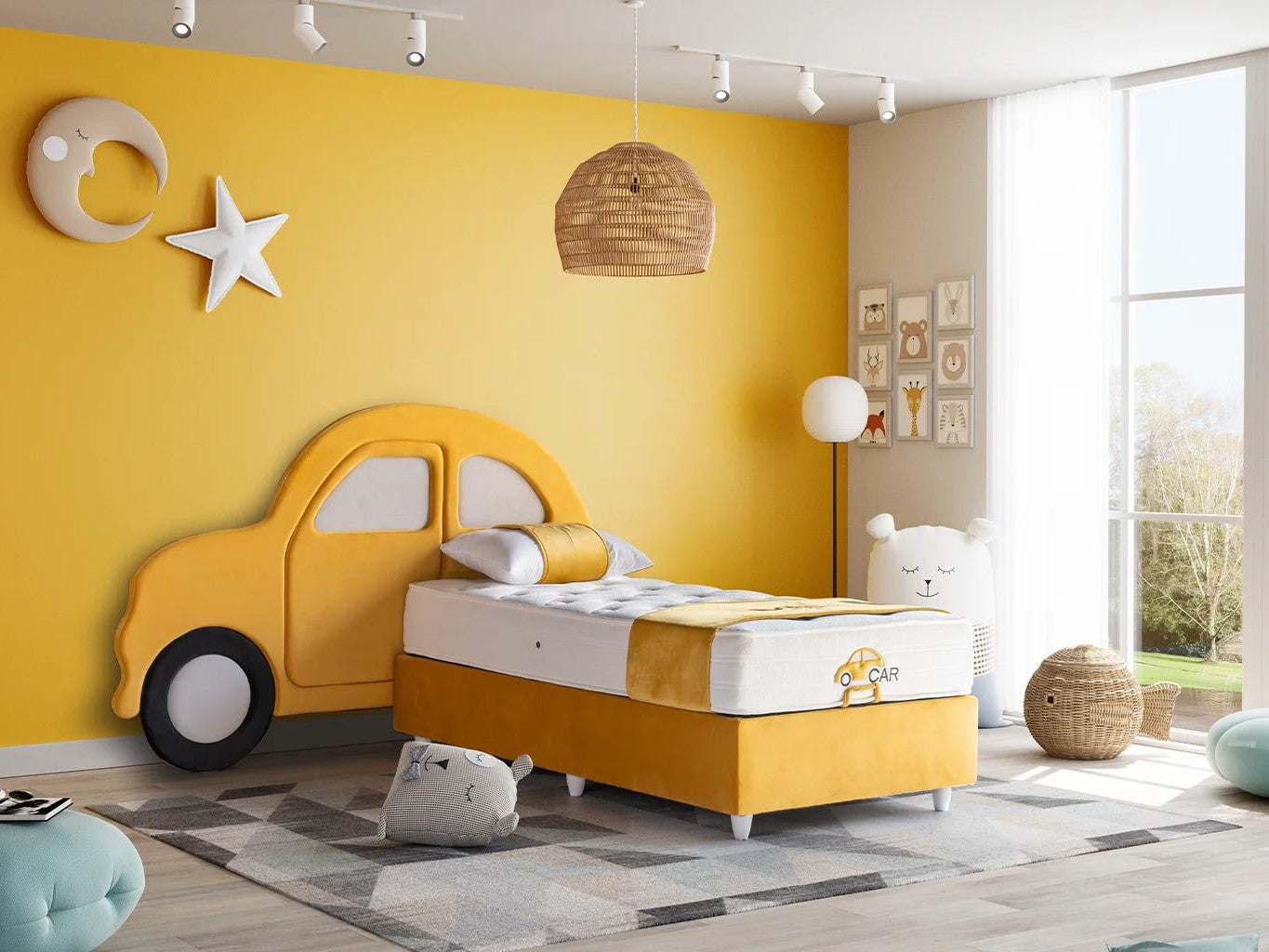 Kinderbett Car – Rennauto-Design & Orthopädische Matratze