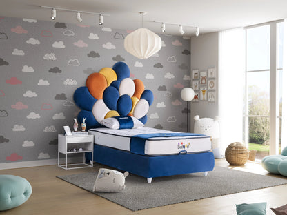 Kinderbett Balloon – Verspieltes Ballon-Design & Orthopädische Matratze