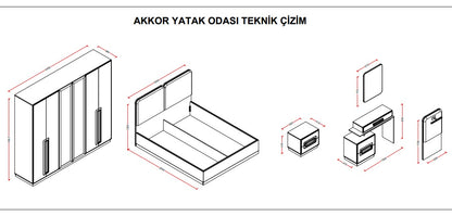 Akkor Schlafzimmer Set