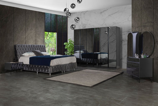 Nilufer Bett mit Bettkasten