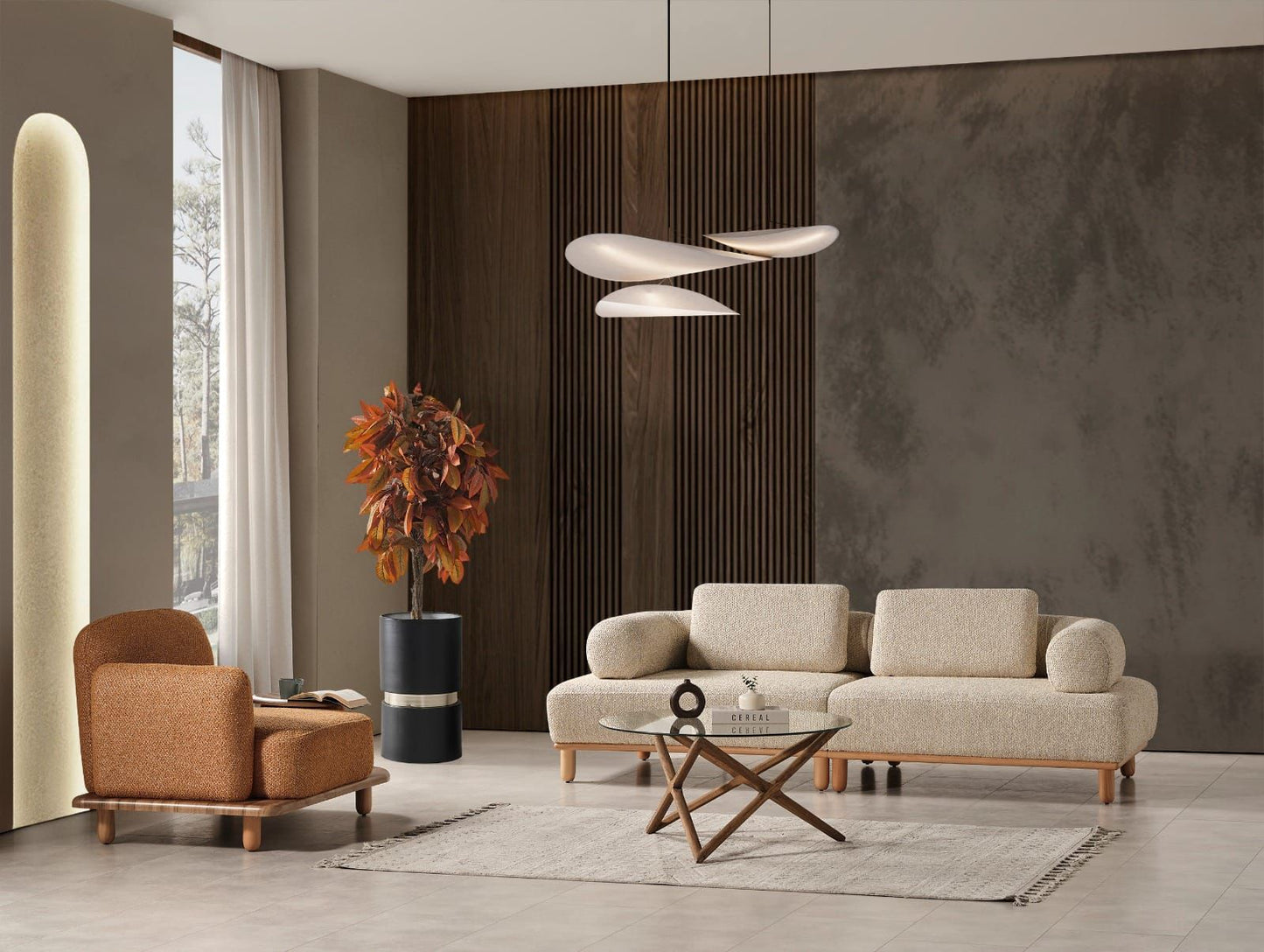 Roma Couchgarnitur 4+3+1