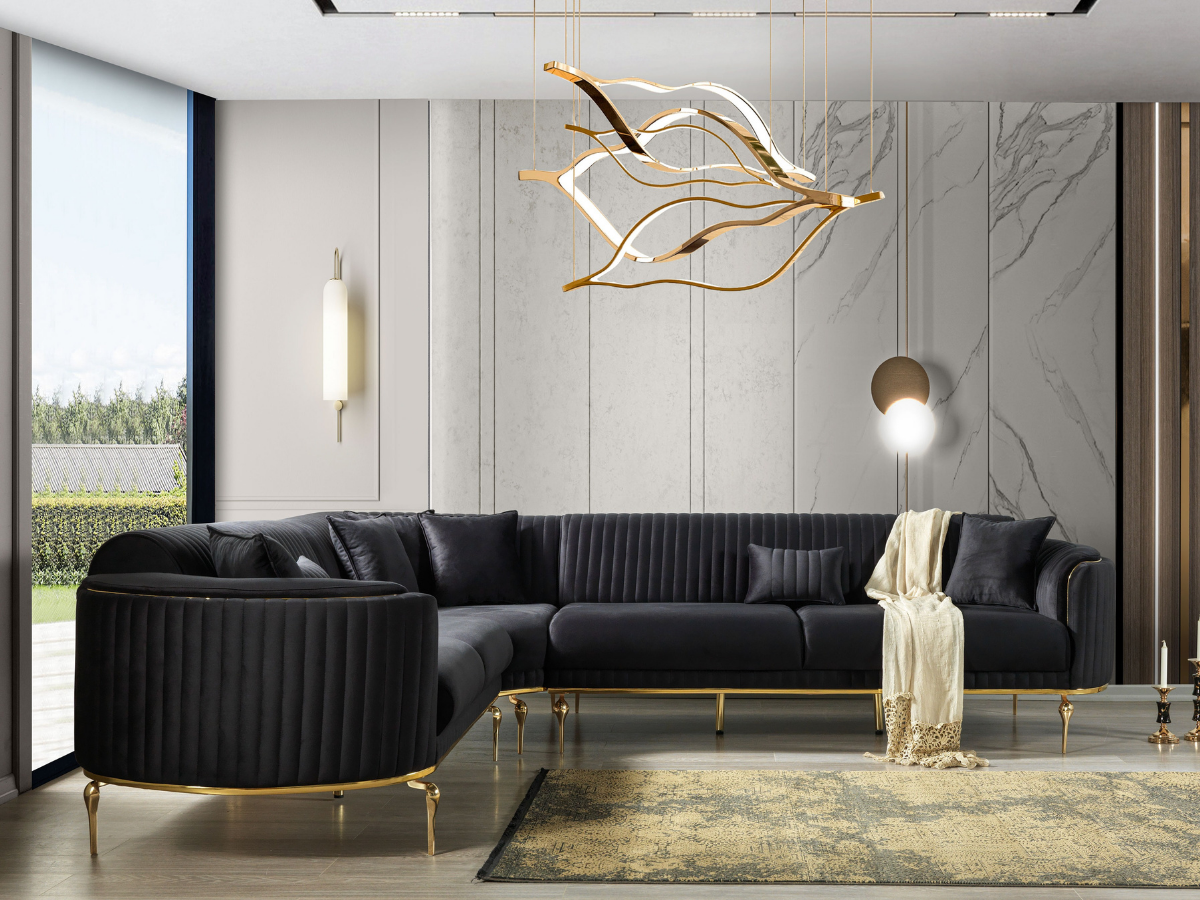 Prestij Eckcouchgarnitur