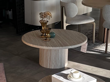 Flintstone Couchtisch Rund