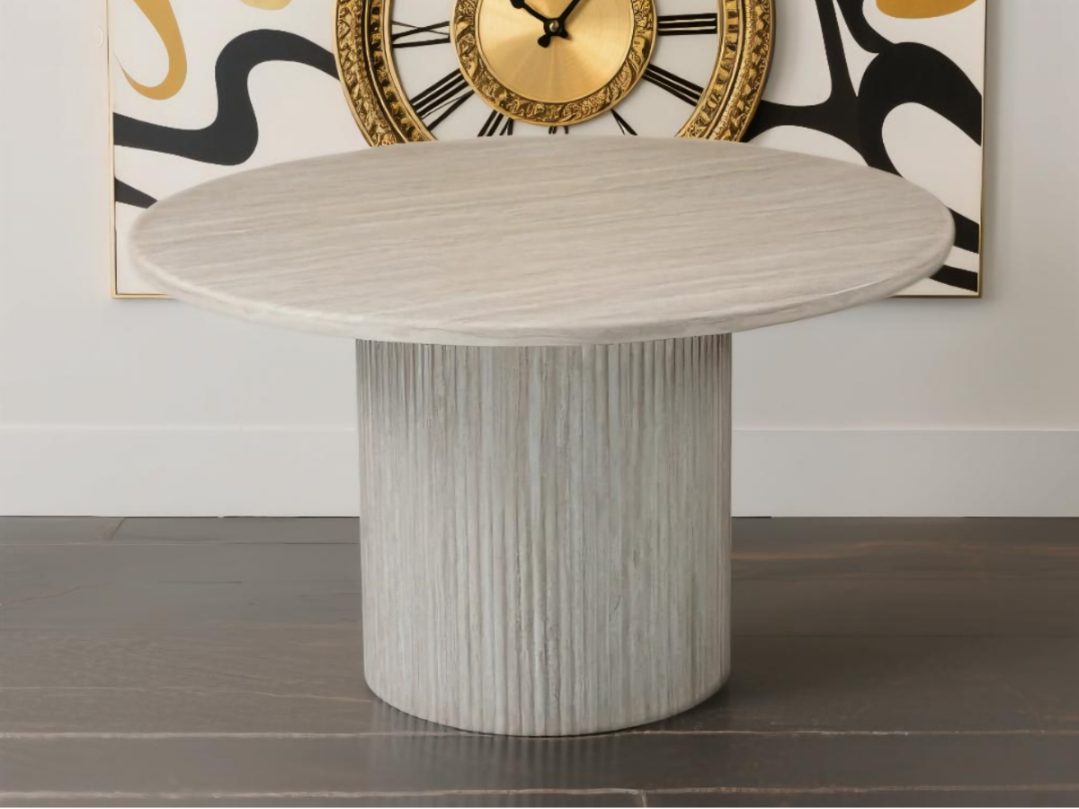 Flintstone Esstisch Rund