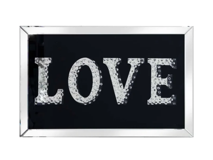 Love Kristall Wandspiegel