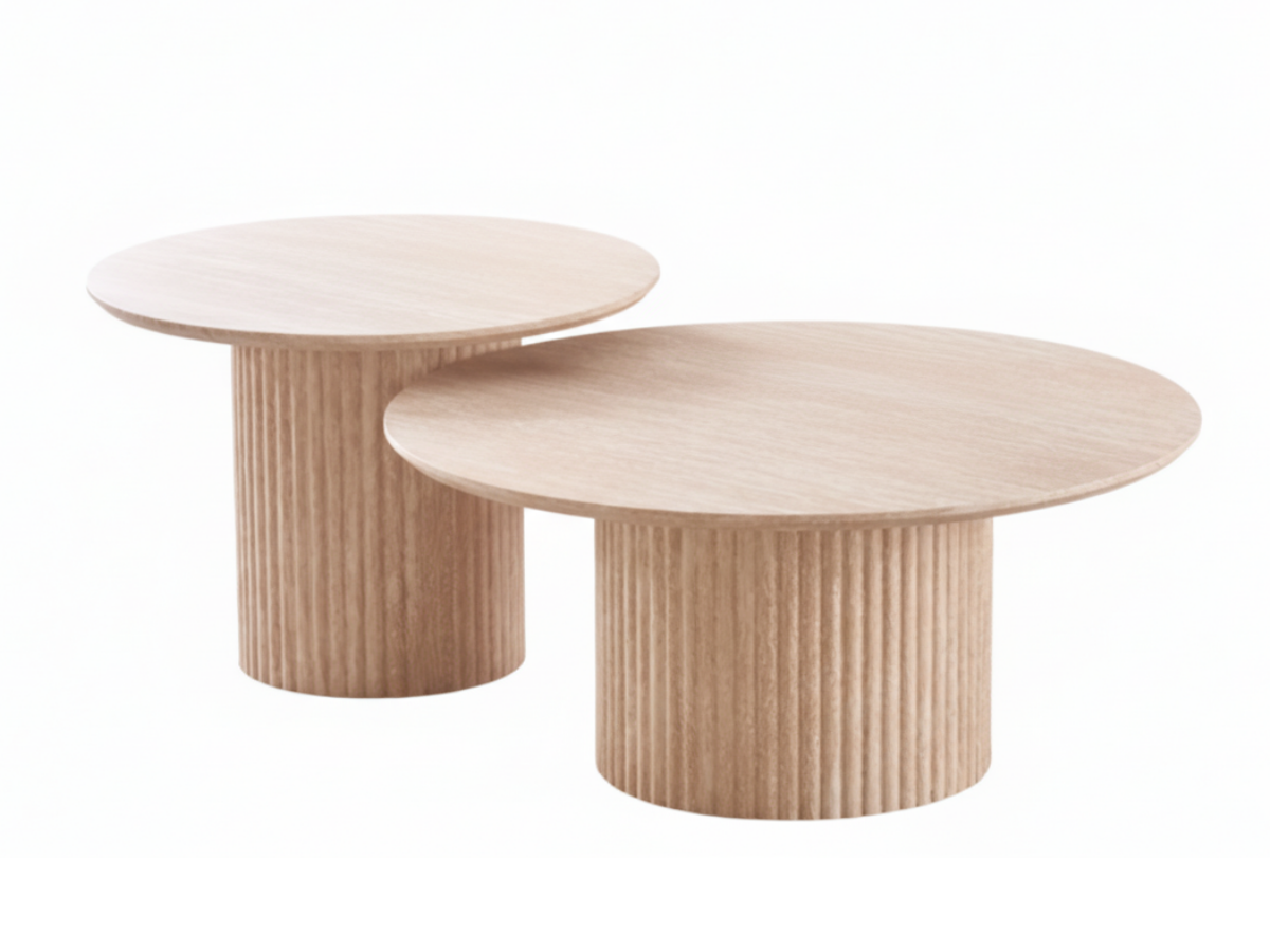 Flintstone Beistelltisch 2er Set