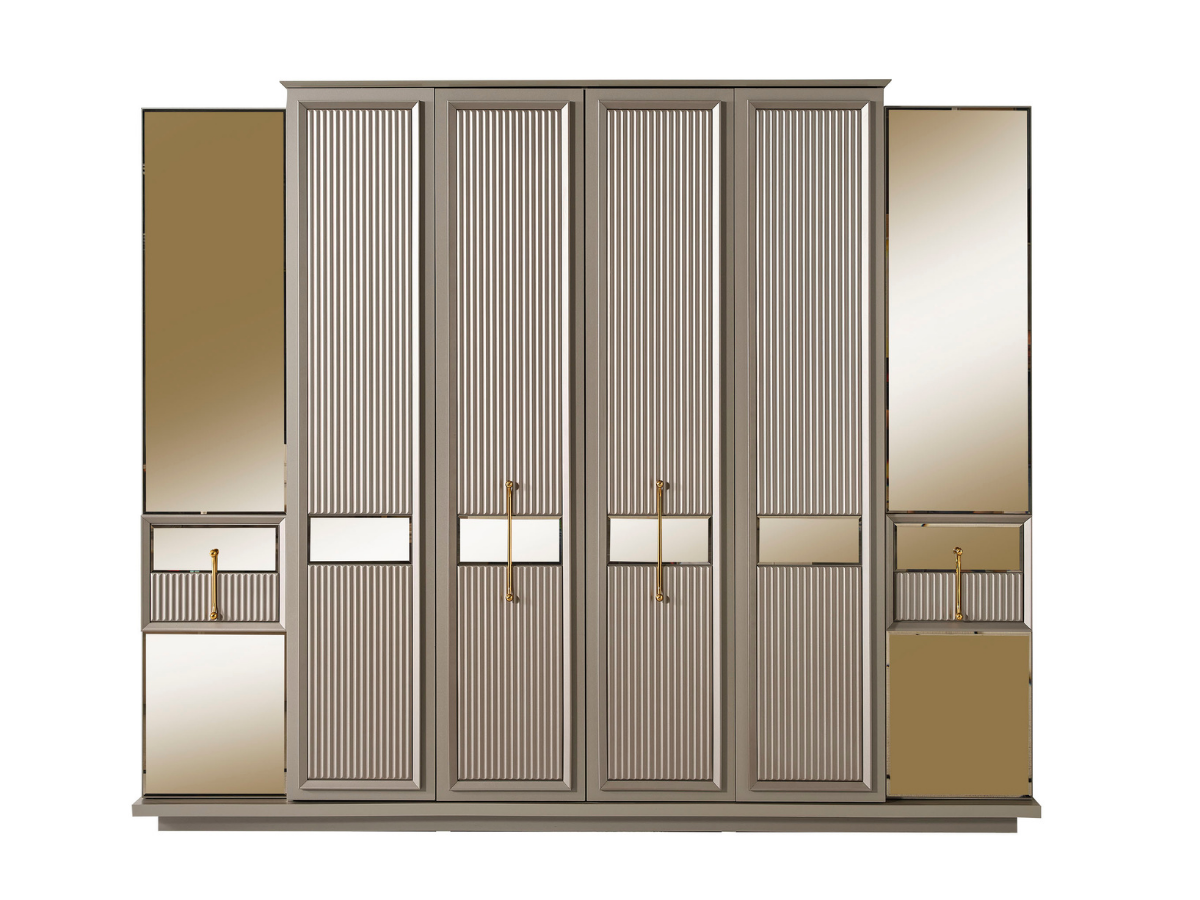 Lexus Grau Kleiderschrank