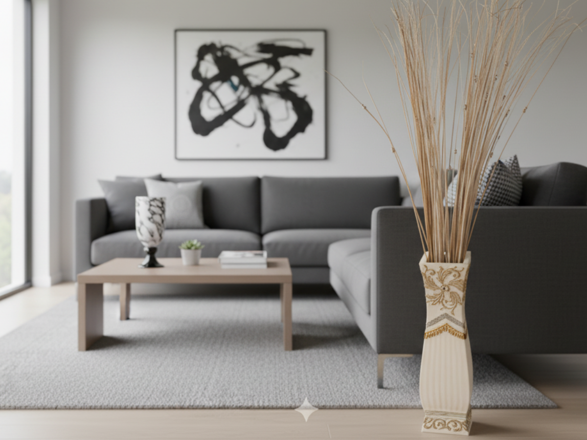 Vase mit Inhalt (Deko)