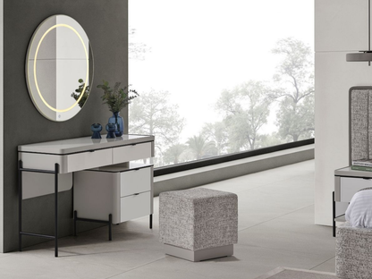 Mocha Schminkkommode mit Spiegel