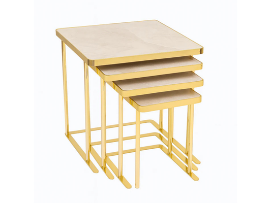 Quadrat 4-TLG; beistelltisch