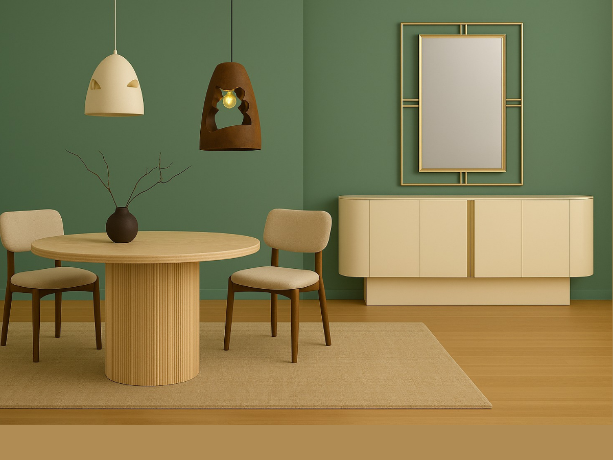 Flintstone Rund Esszimmer Set