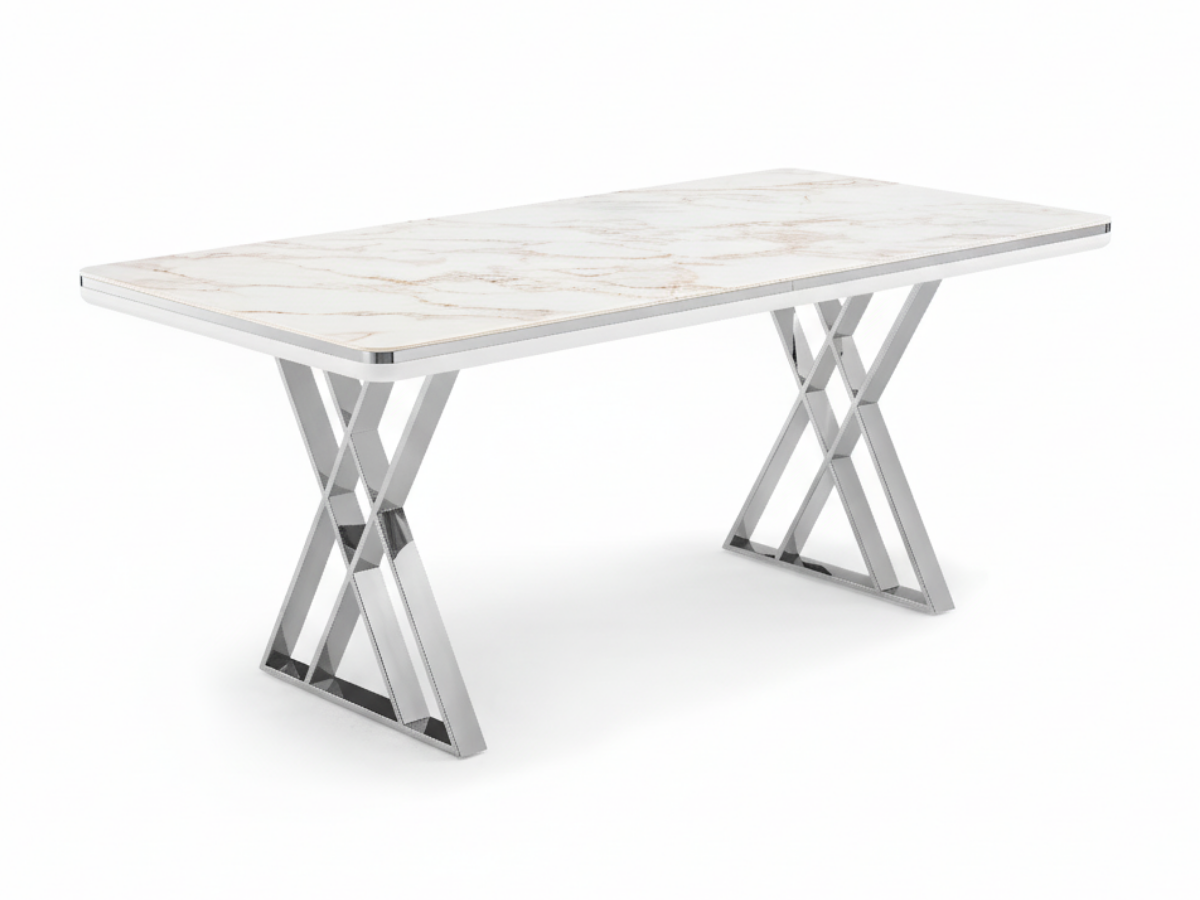 Torino Esstisch Chrom