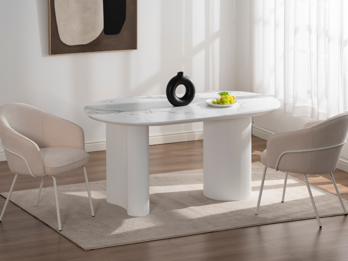 Porto Esstisch Weiß