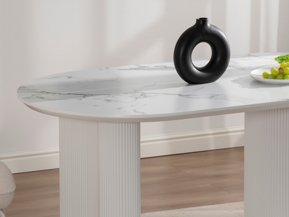 Porto Esstisch Weiß