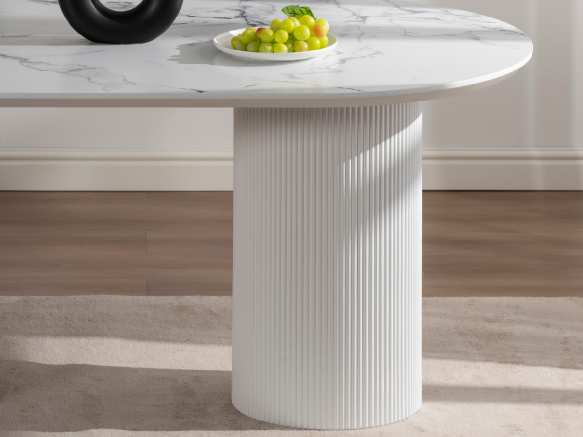 Porto Esstisch Weiß