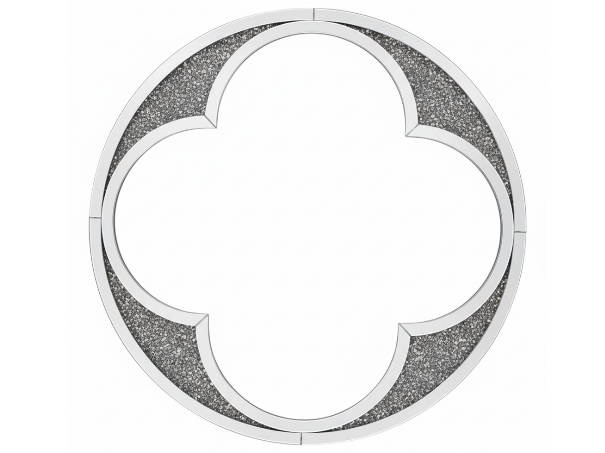 Hängespiegel Kristallsteinoptik ∅ 105 cm