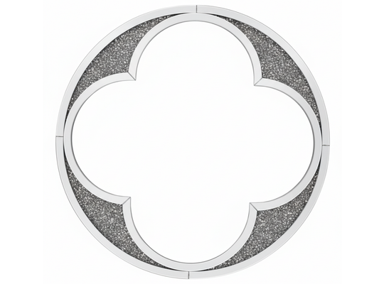 Hängespiegel Kristallsteinoptik ∅ 105 cm