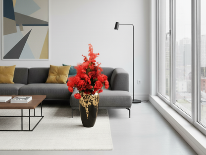 Rosen in großer Vase