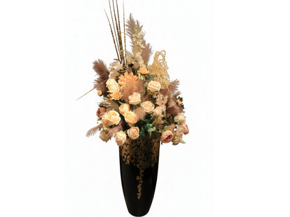 Bunte Blumen in Großer Vase