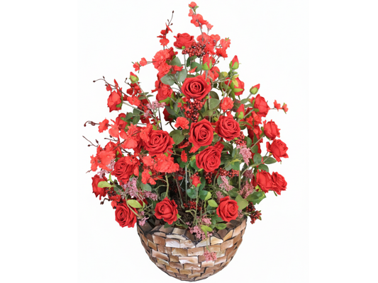 Rosen in Deko-Schale